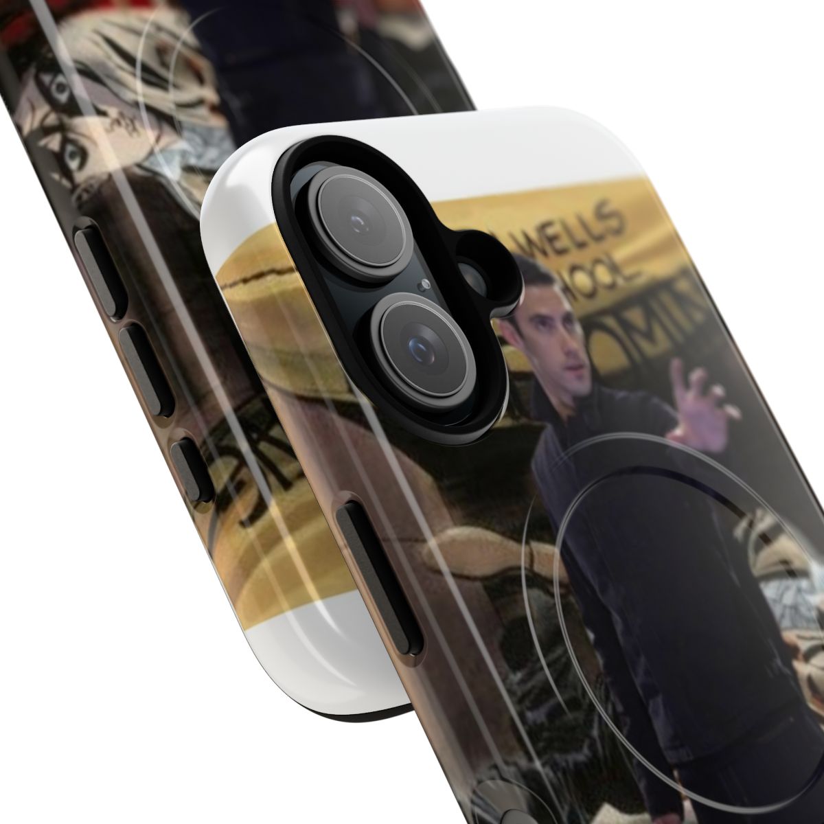 Peter Petrelli magnetic protective phone case with heroes inspired design - Detail