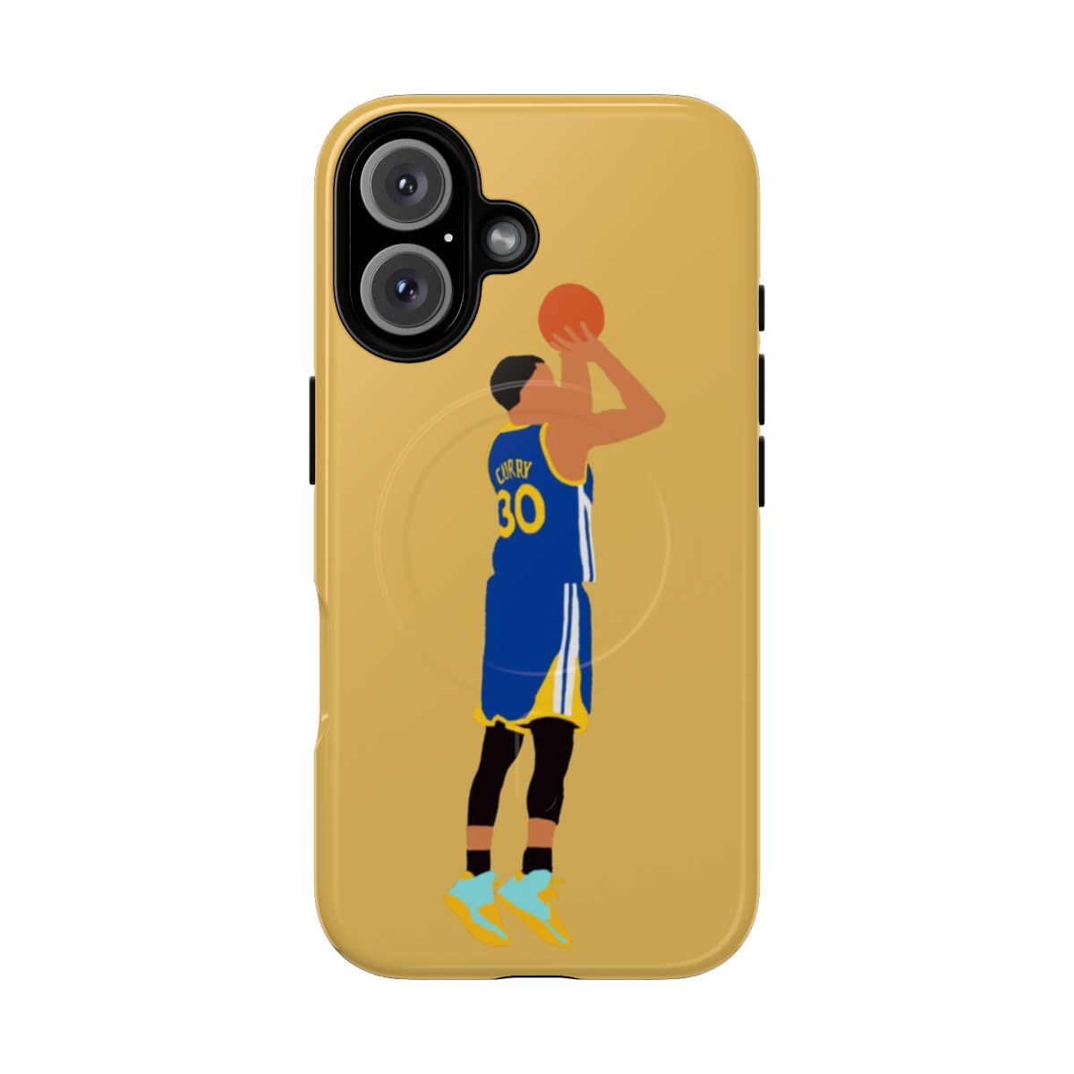 Magnetic tough phone case featuring Stephen Curry's iconic jumpshot