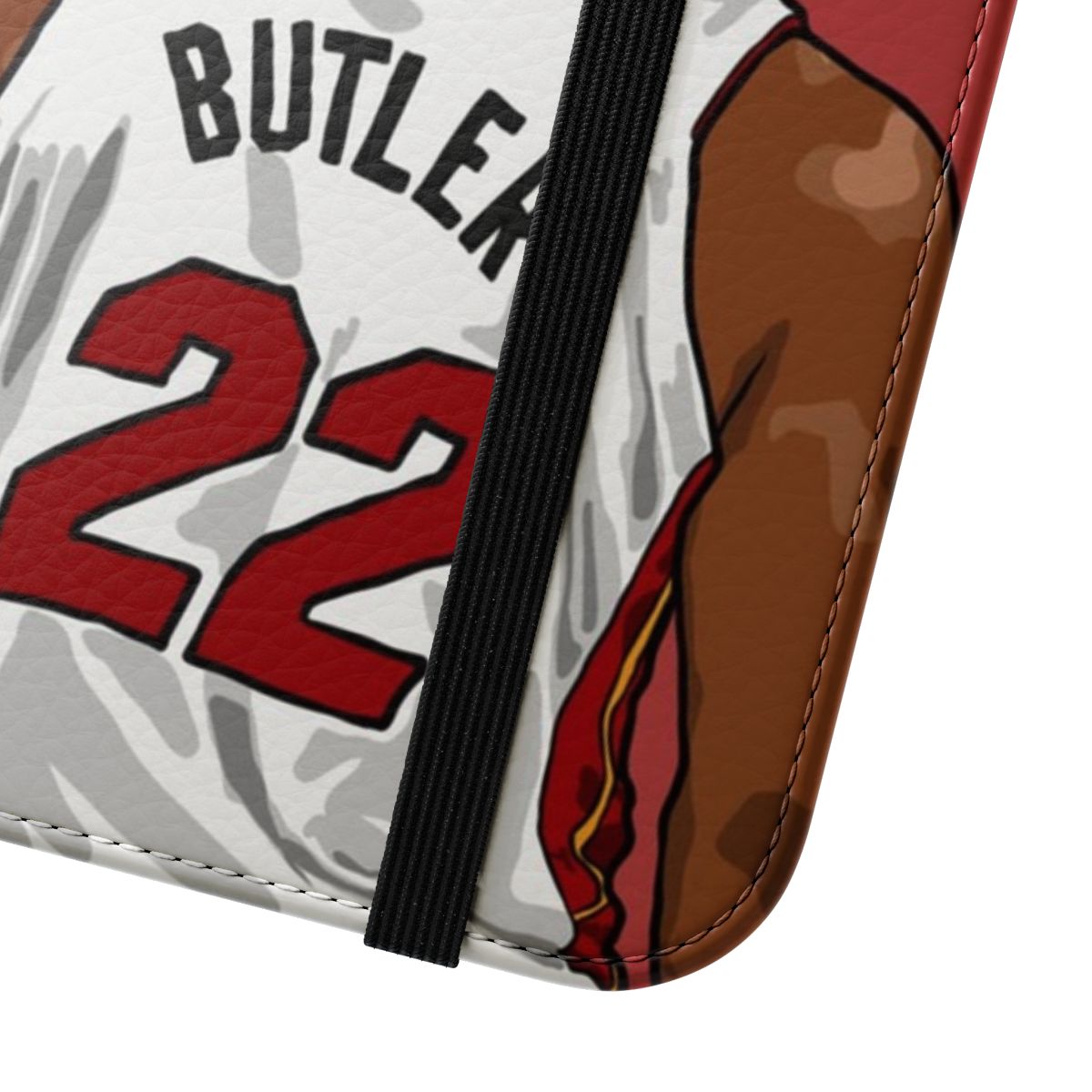 Jimmy Butler themed basketball flip phone case - Close Up