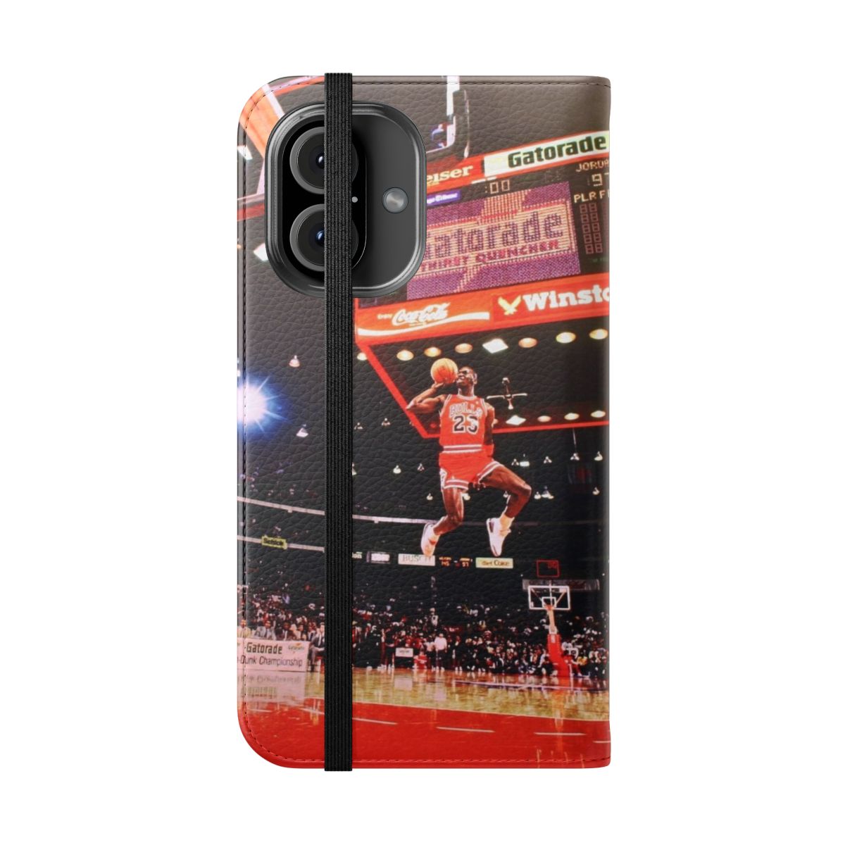 Sporty MJ23 Inspired Flip Cover Phone Case - Folded Front