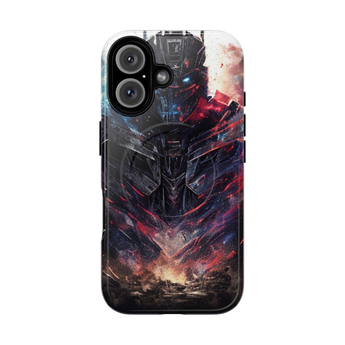 Magnetic tough phone case featuring the iconic Optimus Prime character from the Transformers sci-fi franchise.