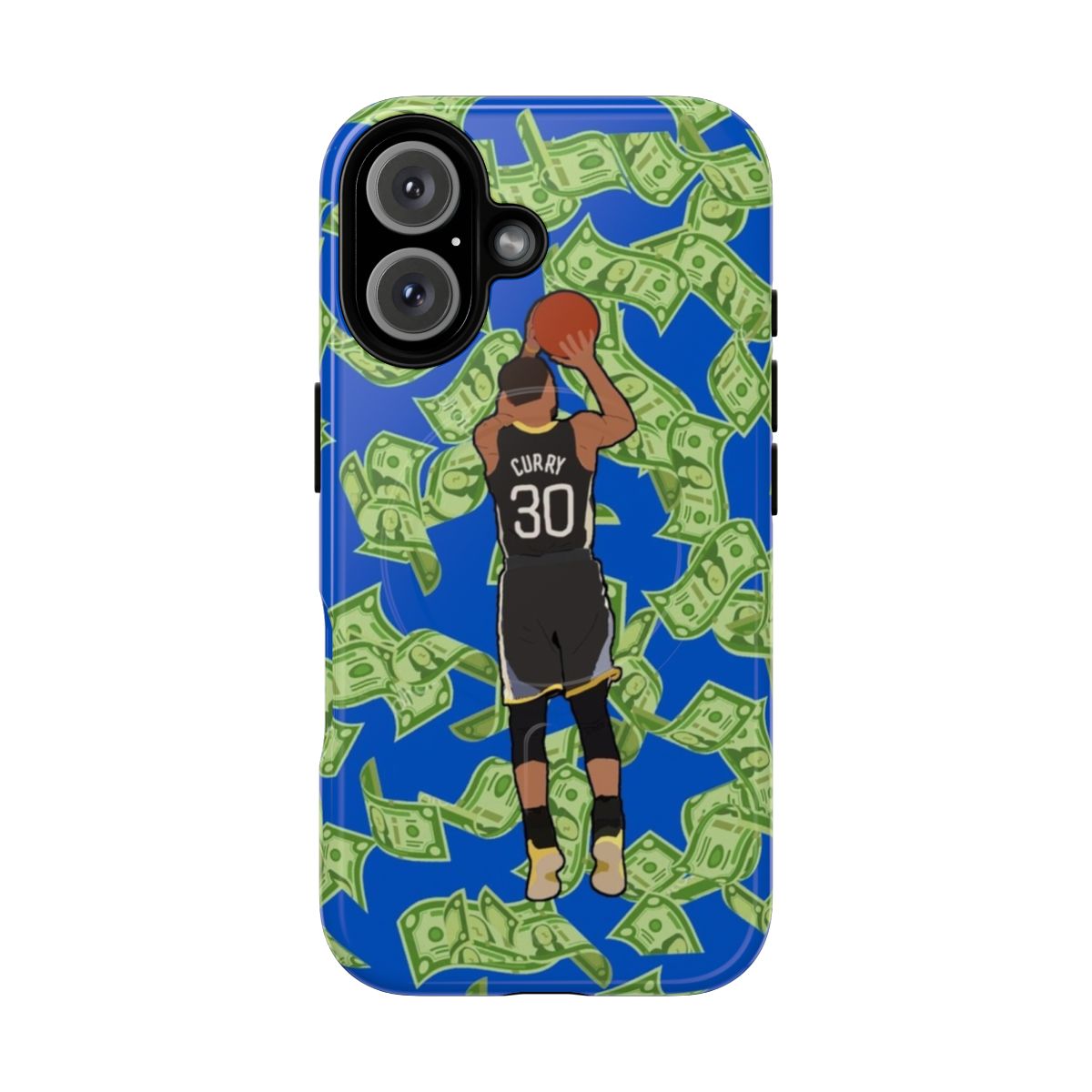 Curry money magnetic tough phone cases with golden state warriors and christian designs