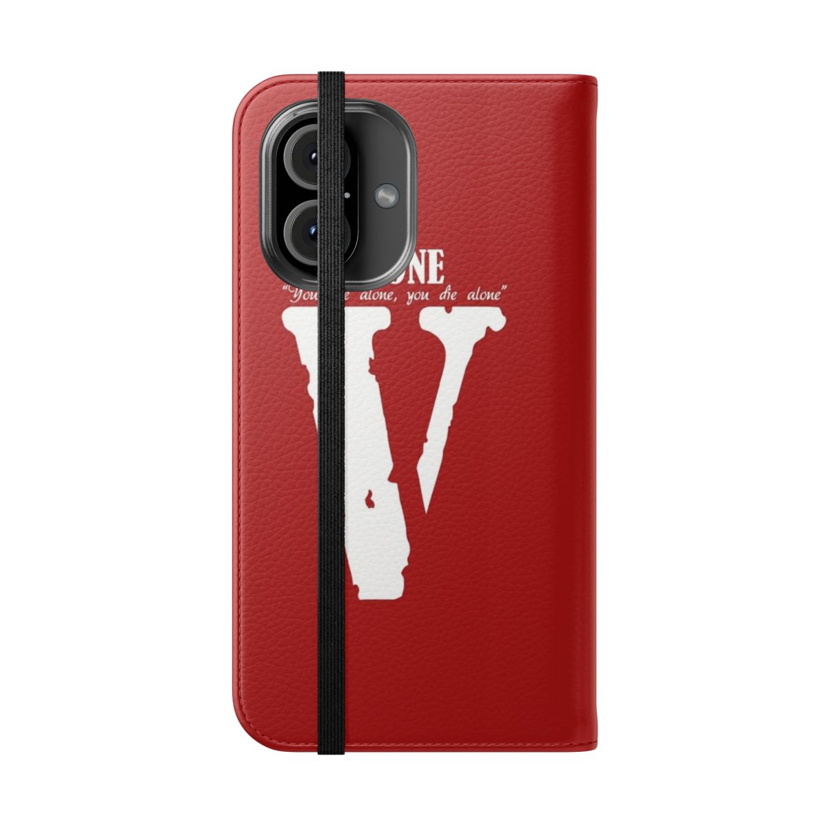 Stylish VLONE-inspired flip phone case - Folded Front