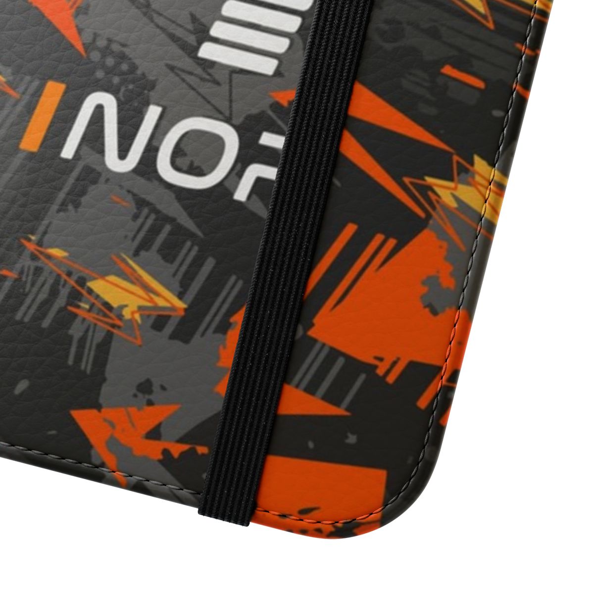 Lando Norris inspired abstract design phone case - Close Up