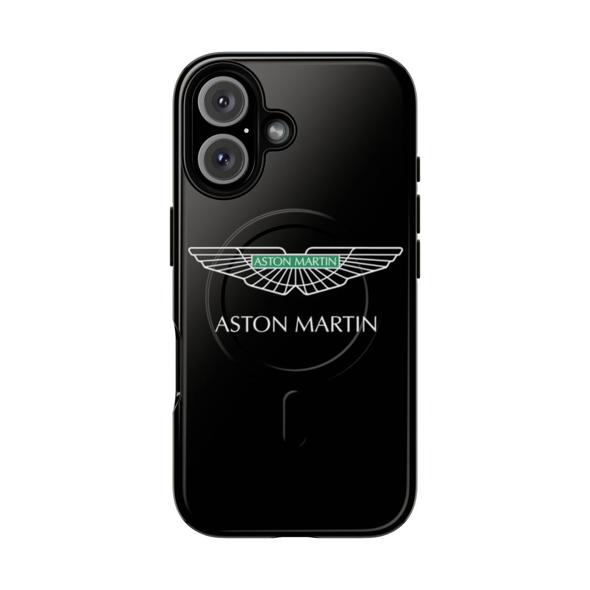 Magnetic tough phone case with Aston Martin F1 inspired design