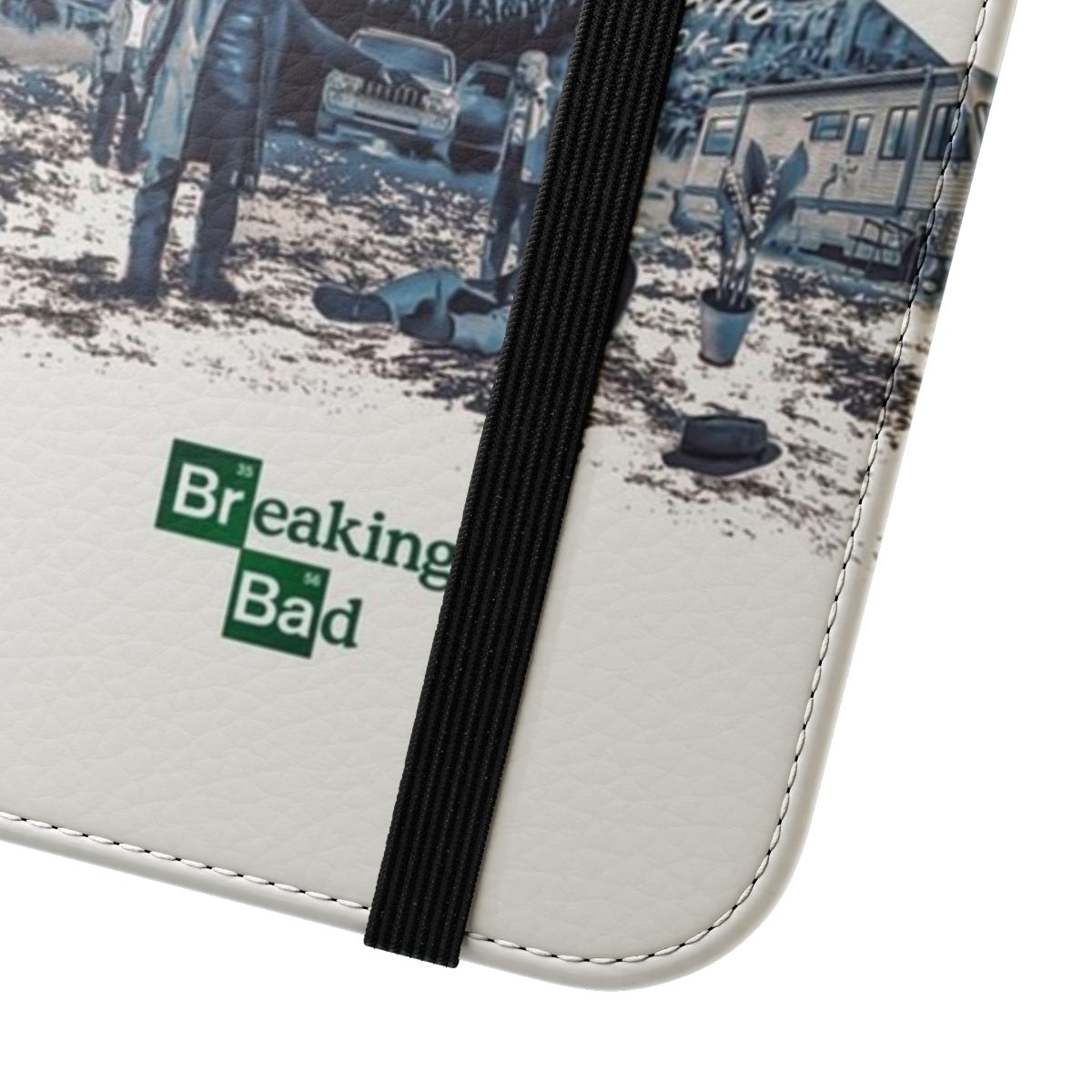 Breaking Bad-themed flip cover phone case - Close Up