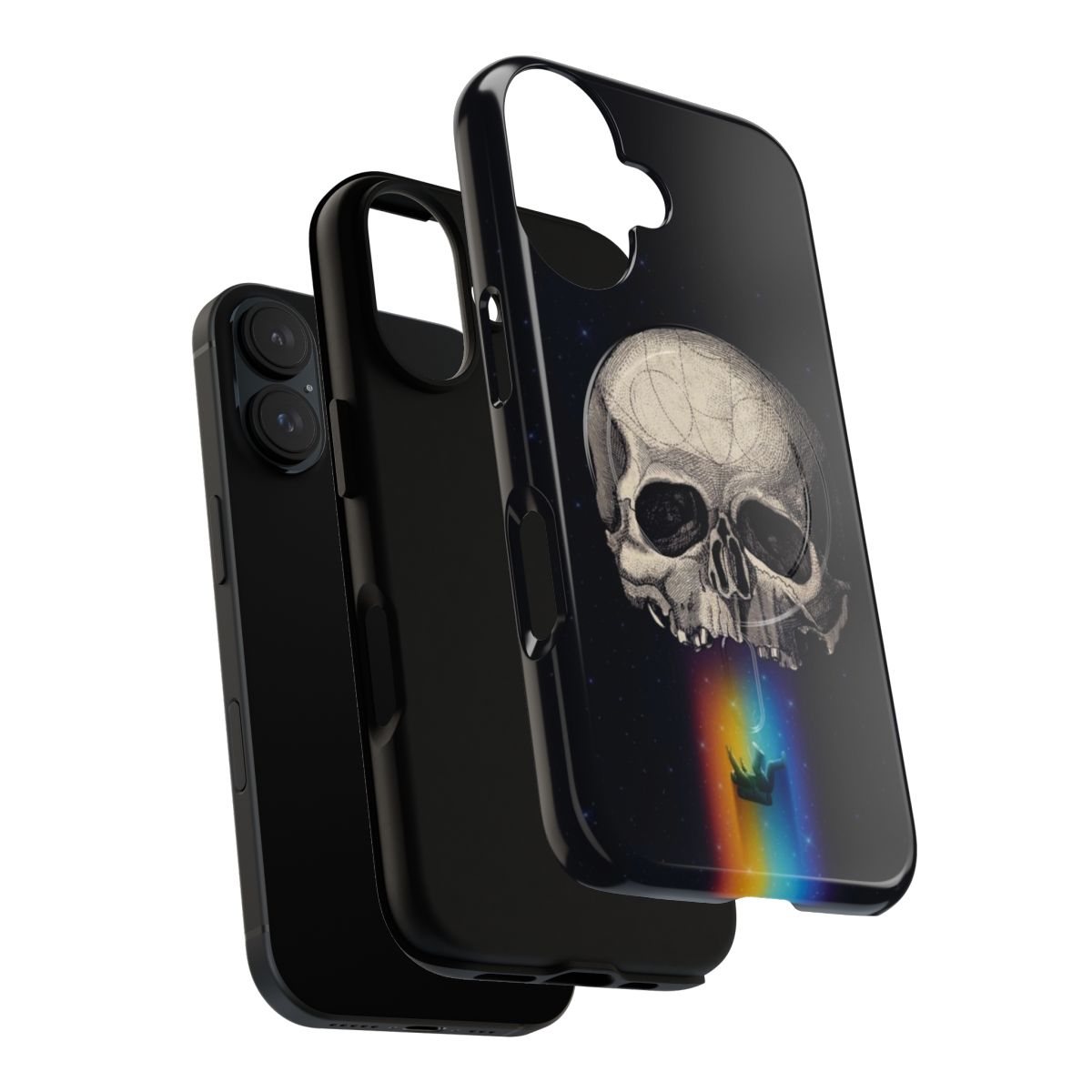 Iridescent Oblivion Magnetic Tough Phone Cases featuring astronaut, space, and cosmic designs - Layers