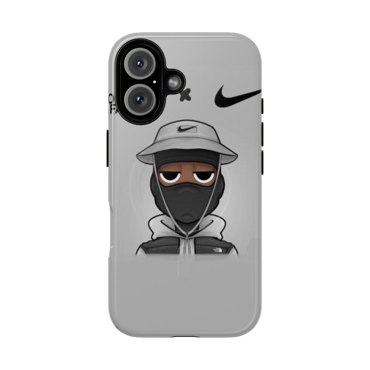 Phone case with Nike logo design