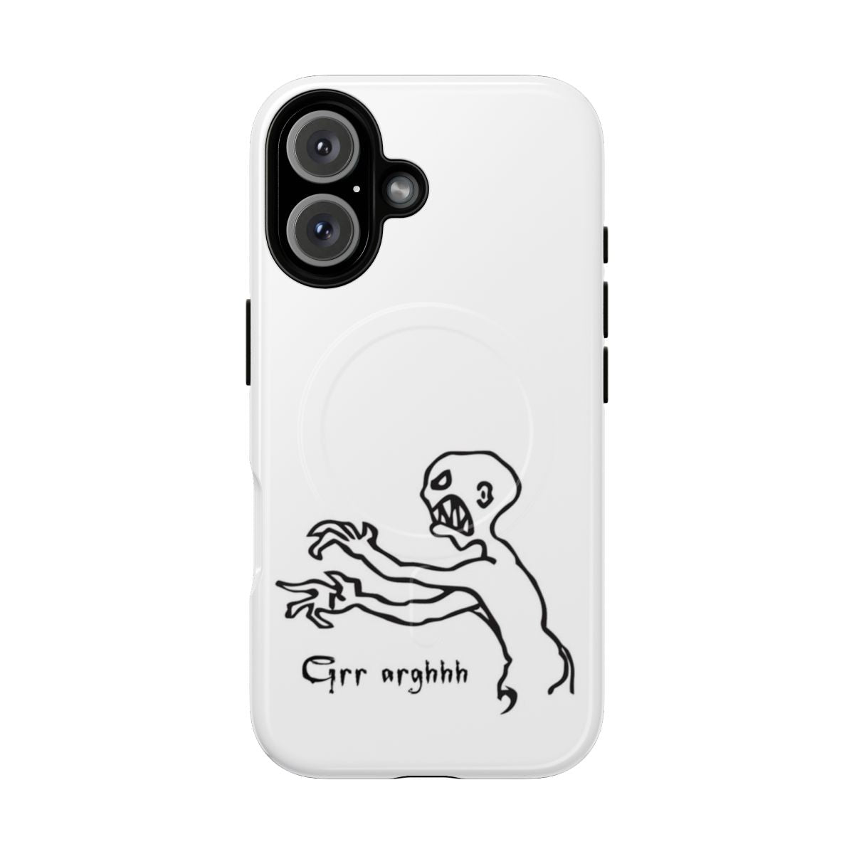 Grr Argh Monster phone case inspired by the iconic "Grr Argh" monster from Buffy the Vampire Slayer