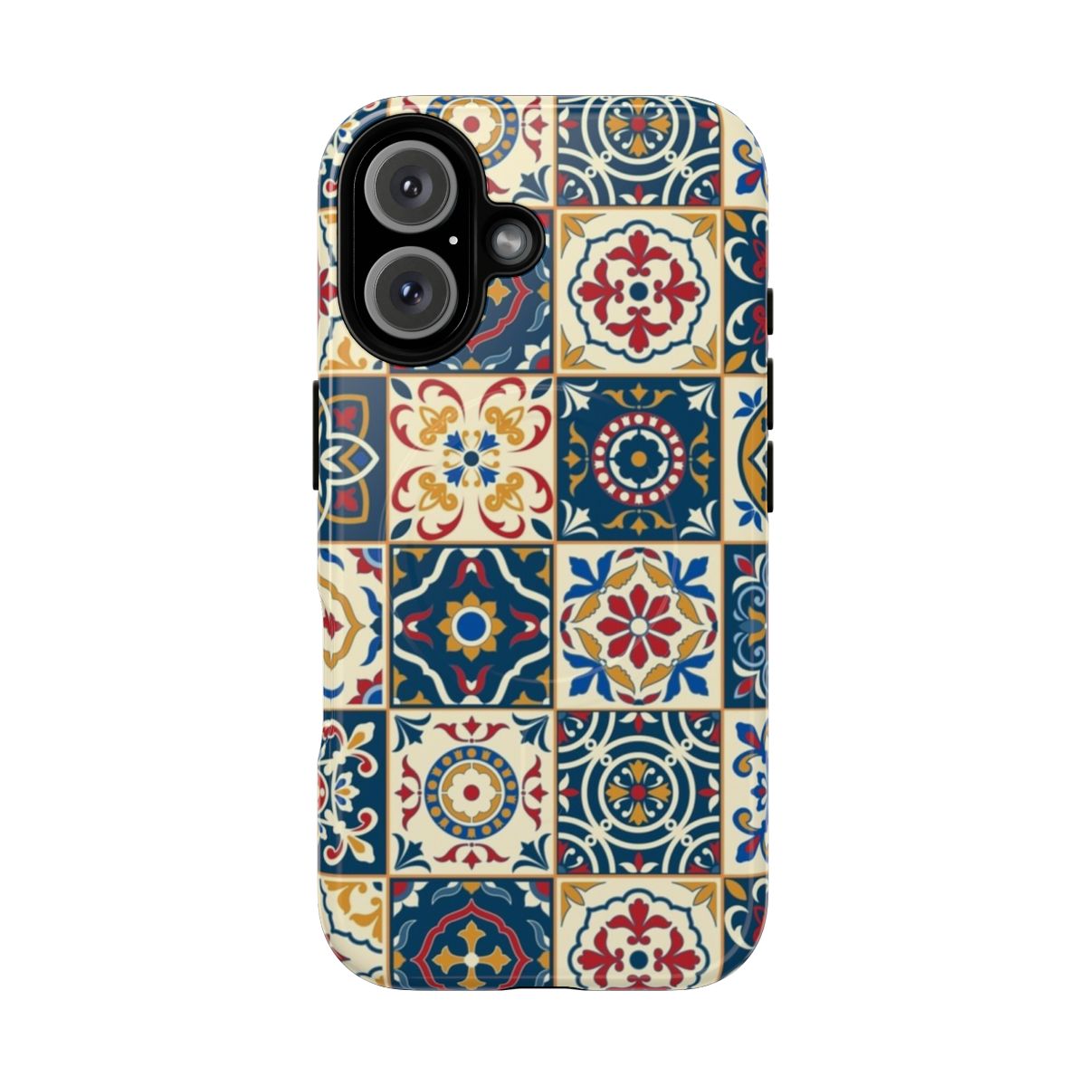 Colorful Moroccan tiles pattern phone case