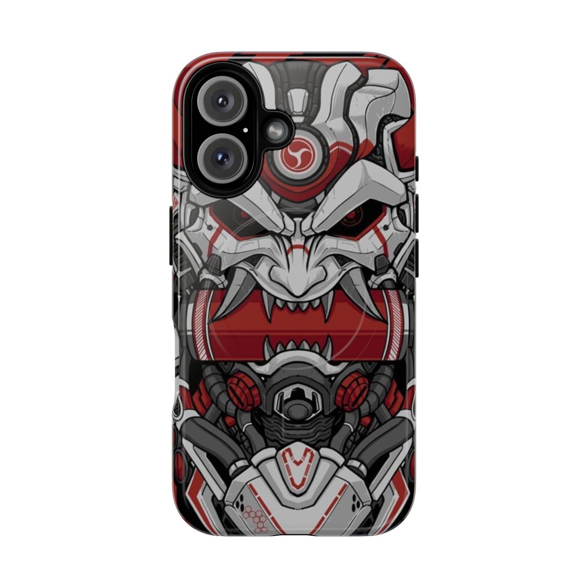 Samurai Hannya Style Magnetic Tough Phone Case