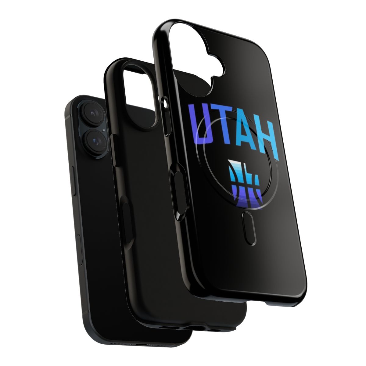 Retro Magnetic Tough Case for Utah Jazz fans featuring Donavon Mitchell - Layers