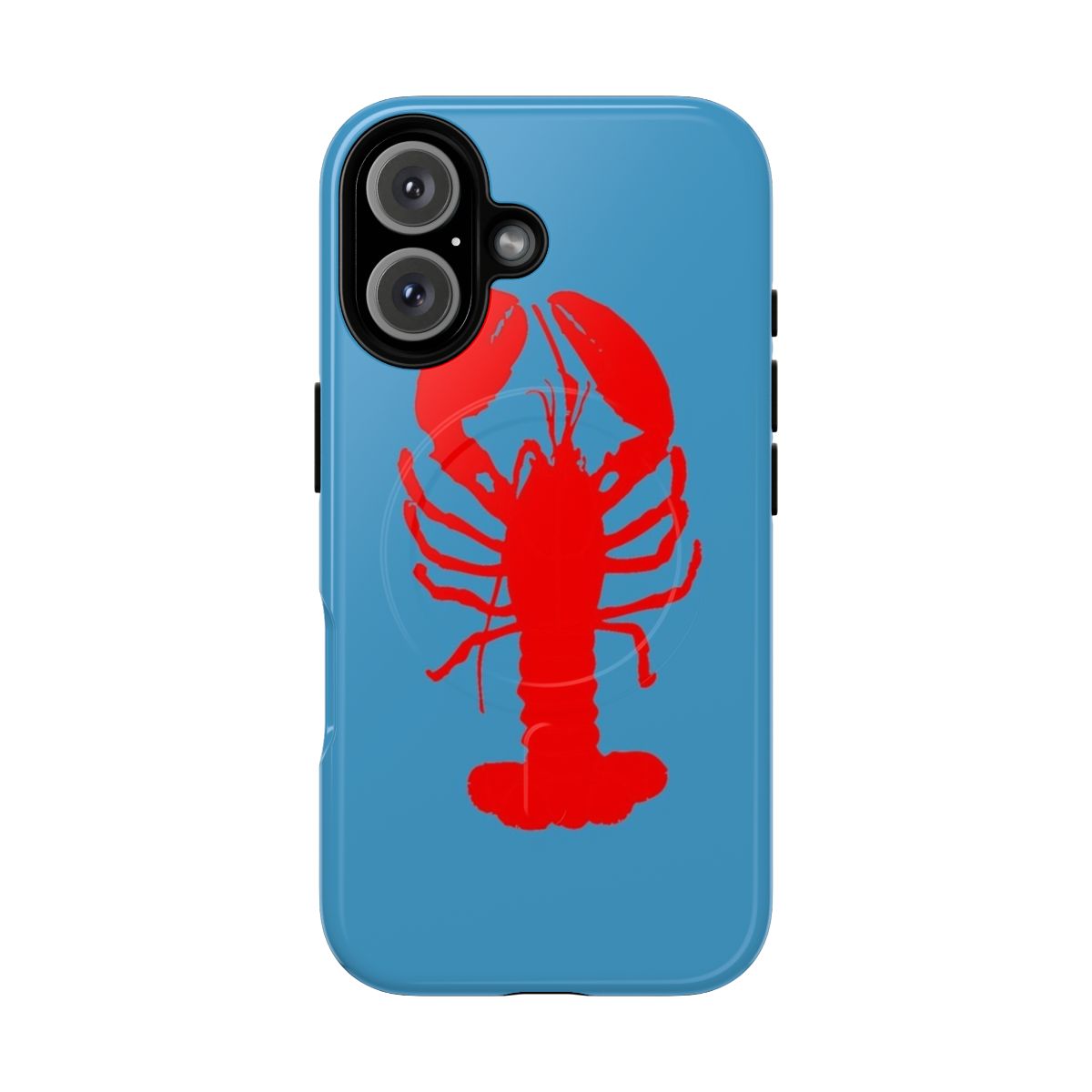 Magnetic tough phone cases featuring a vibrant lobster design, perfect for seafood enthusiasts.