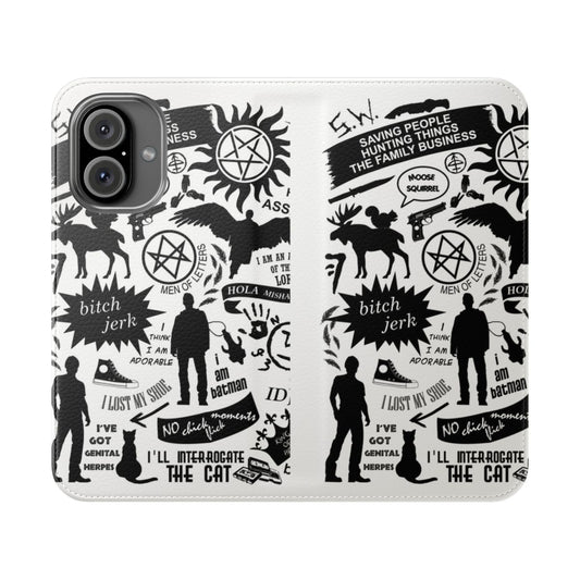 Supernatural-themed phone case featuring anti-possession symbol