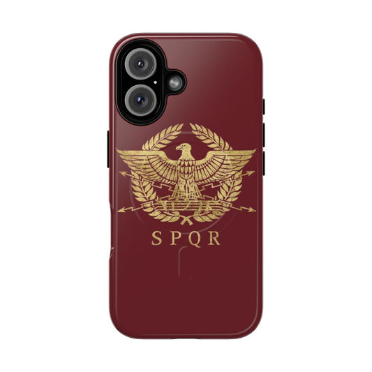 Phone case featuring the emblem of the Roman Empire