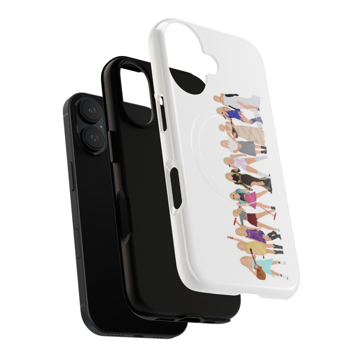 Magnetic tough phone case with Taylor Swift Eras tour design - Layers