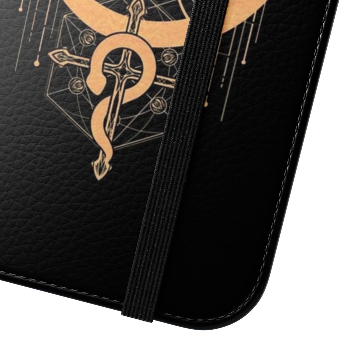 Gilded Snakes of Alchemy Fantasy Phone Case for Smartphones - Close Up