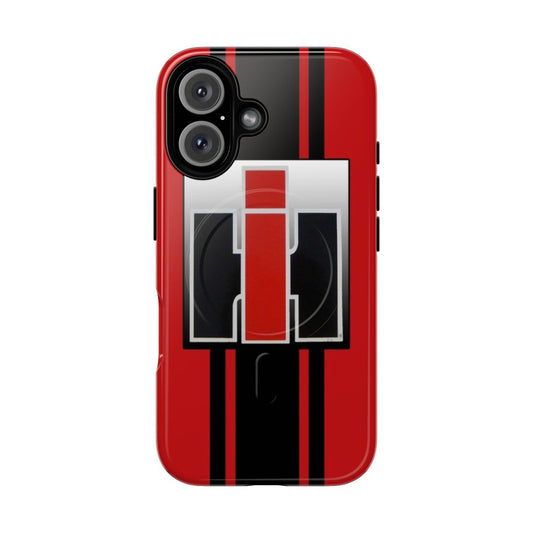 Tough magnetic phone case featuring the iconic Case International Harvester tractor design