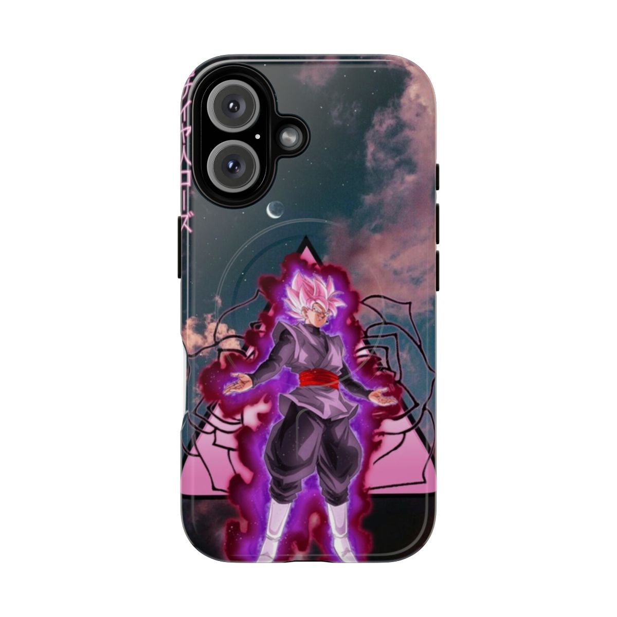 Goku Black Rose inspired magnetic tough phone case