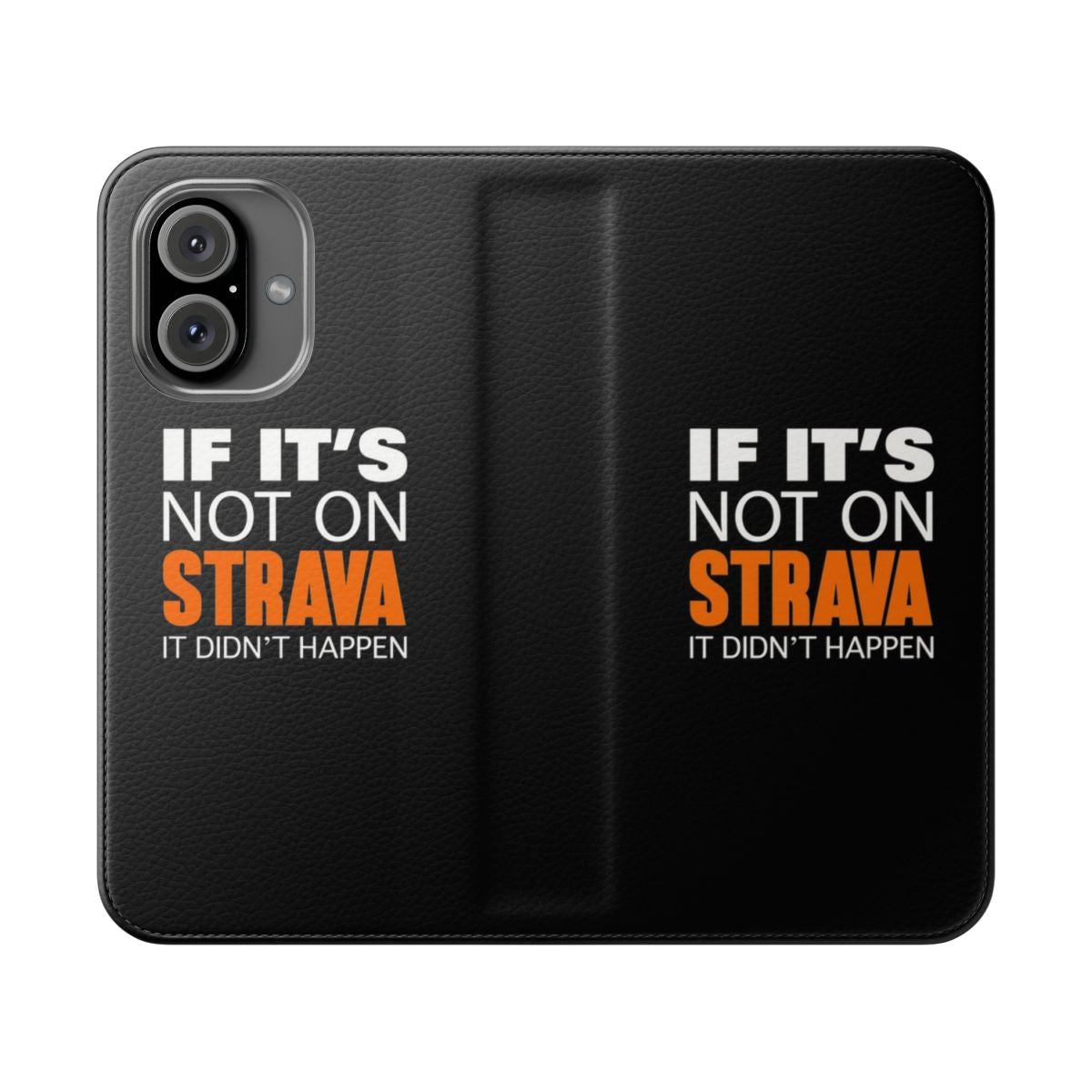 Strava Cycling Gear Flip Phone Case for Bike Lovers - Funny MTB Design