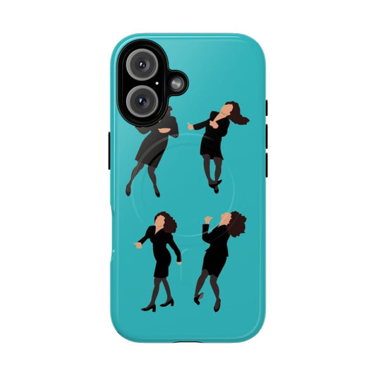 Magnetic phone case with Elaine Benes dancing design from Seinfeld