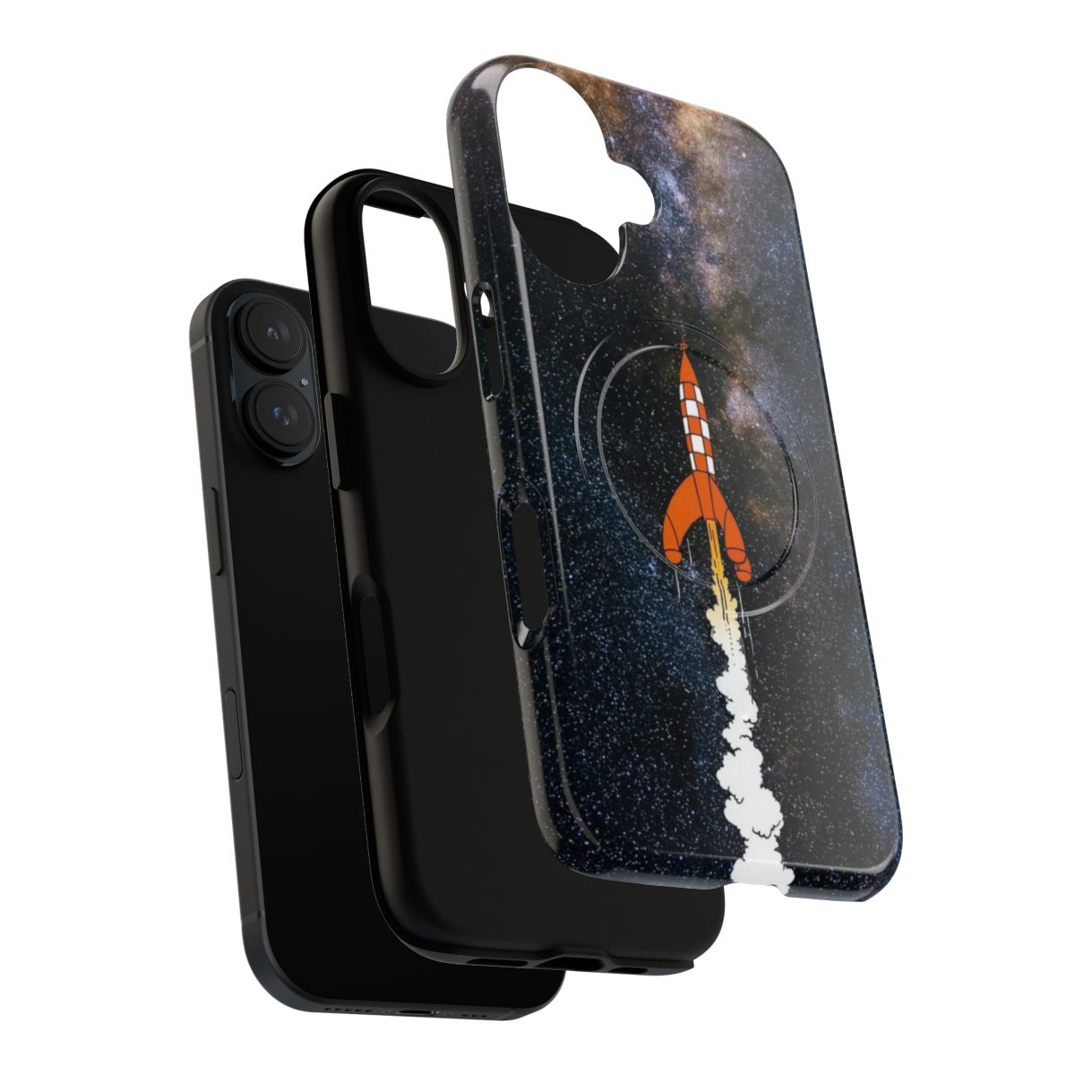 Magnetic tough phone case with world design for The Chico World - Layers