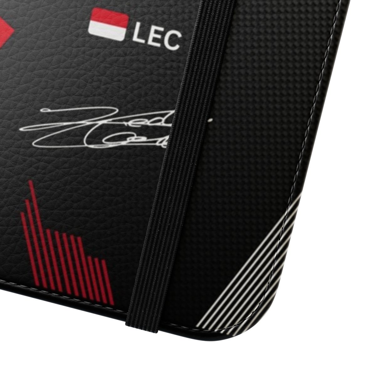 Formula 1 inspired phone case with Charles Leclerc design - Close Up