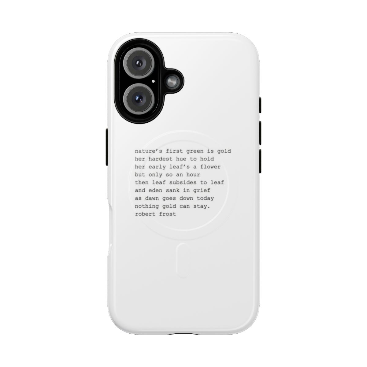 Outsiders Poem Magnetic Tough Phone Case