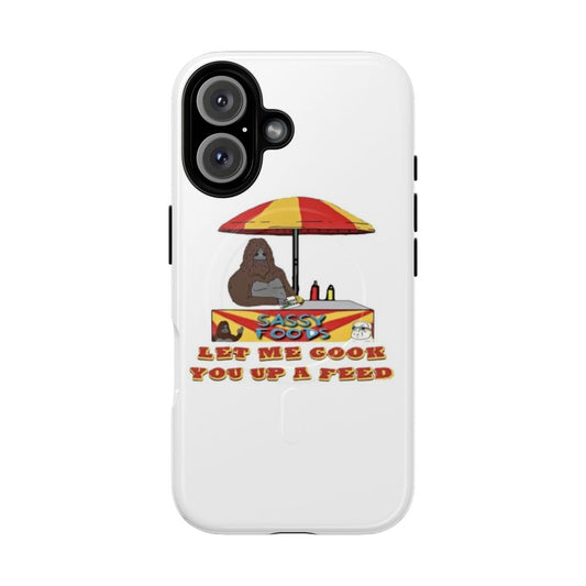 Sassy Foods The Big Lez Show Inspired Magnetic Tough Phone Case