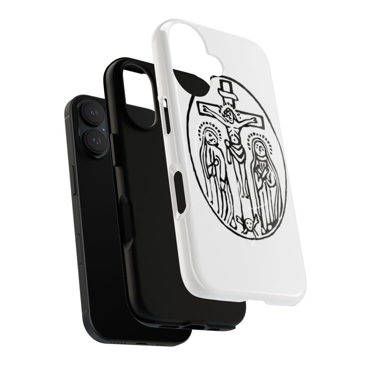 A phone case featuring a design inspired by the Jerusalem tattoo tradition. - Layers