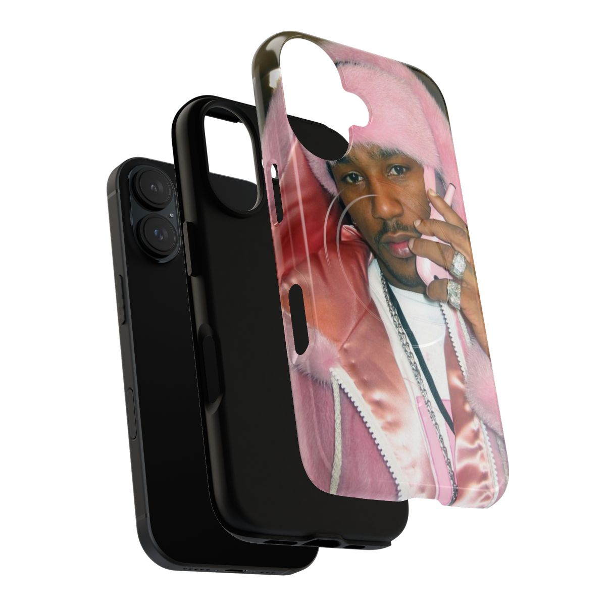 Magnetic tough phone case with soundcloud rapper and hip hop design - Layers