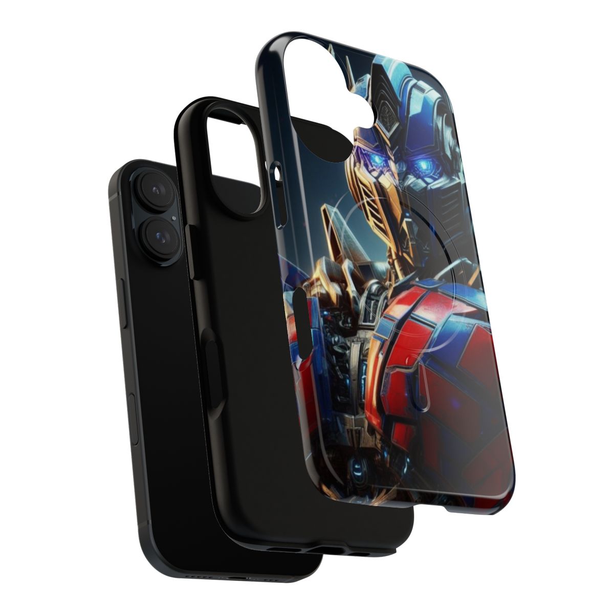 Transformers Optimus Prime Inspired Magnetic Tough Phone Case - Layers