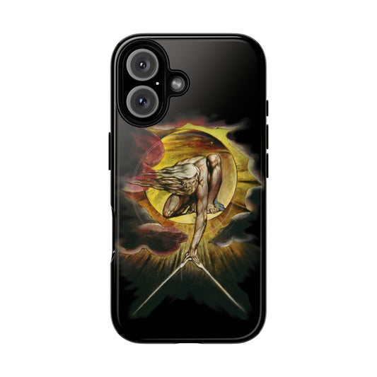 Magnetic tough phone case featuring the iconic William Blake artwork "The Ancient of Days"