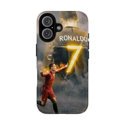 Cristiano Ronaldo poster-inspired magnetic tough phone case