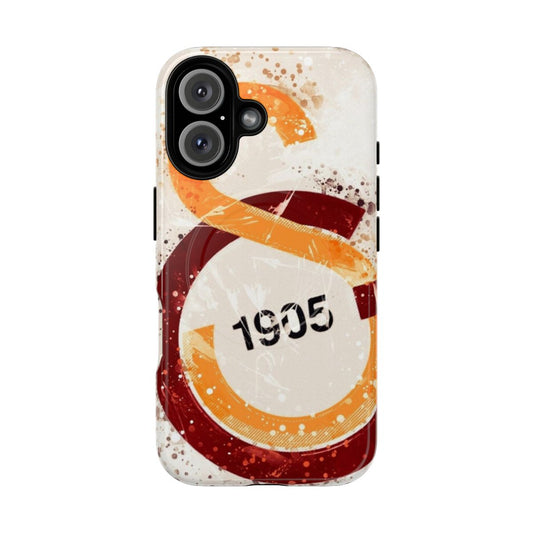 Magnetic Tough Phone Case featuring the Galatasaray logo and team colors