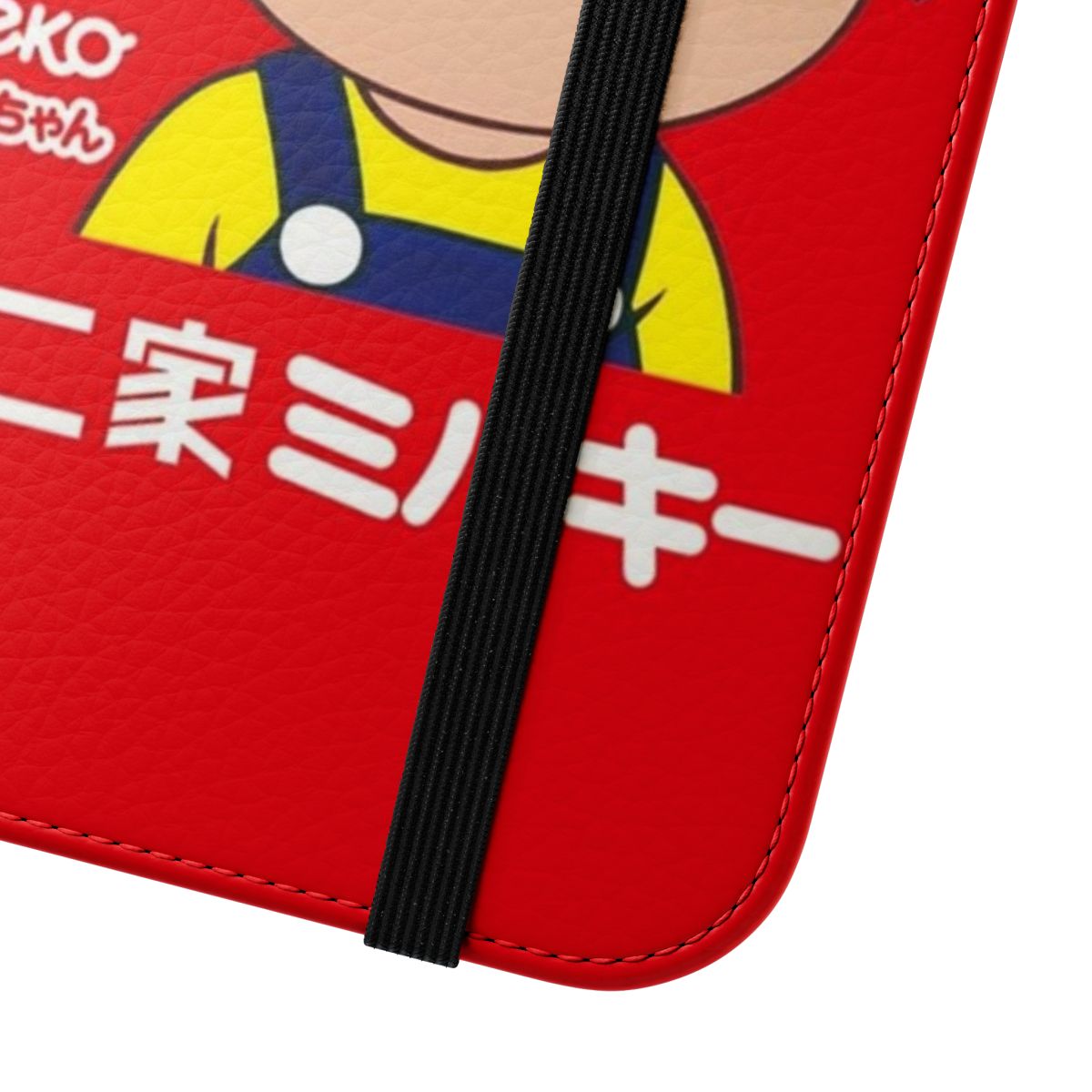 Milky Peko-chan inspired phone case with a cute and whimsical design - Close Up