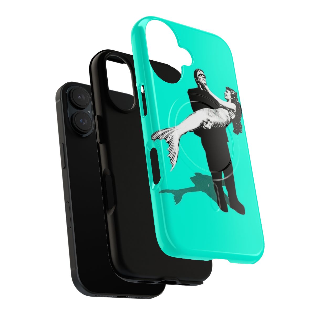 Frankenstein Mermaid Graphic Phone Case - Layers