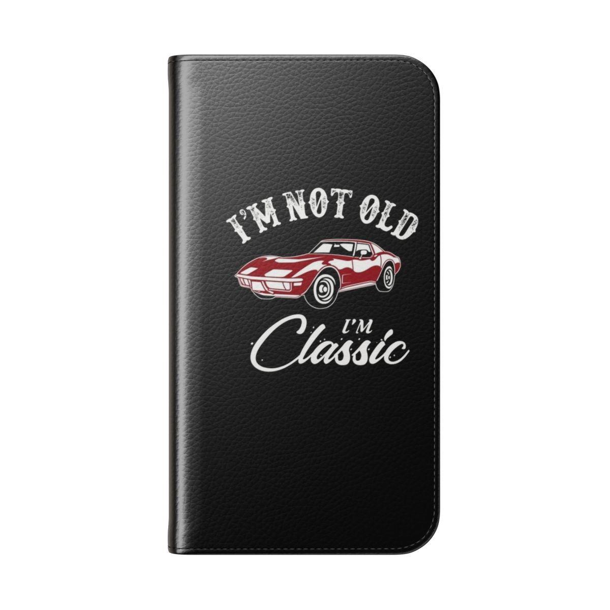 Classic Chevy Corvette inspired phone case design - Folded Back