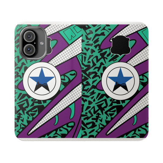 Retro-inspired Newcastle United goalkeeper pillow flip cover phone case