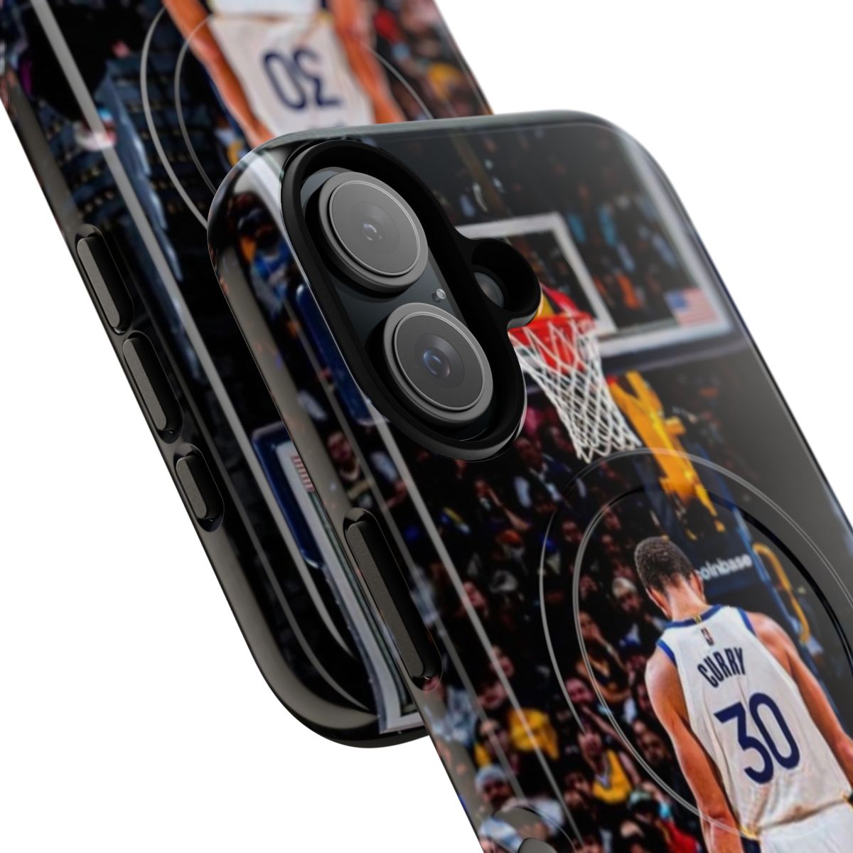 Magnetic Tough Phone Case with Stephen Curry Inspired Design - Detail