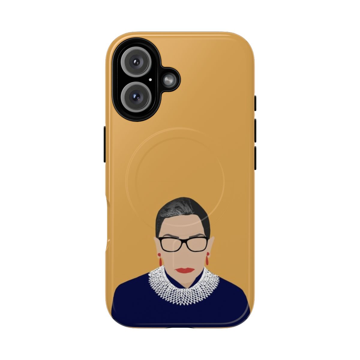 Magnetic tough phone case featuring the iconic image of Supreme Court Justice Ruth Bader Ginsburg