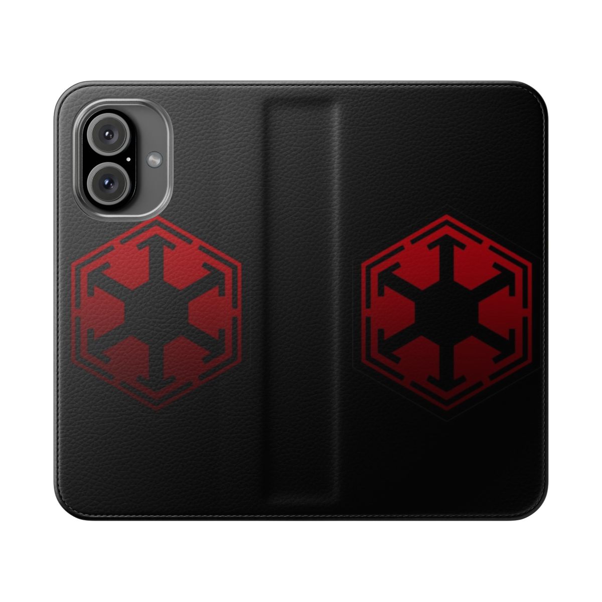 Sci-Fi Flip Phone Case with Star Wars Inspired Design