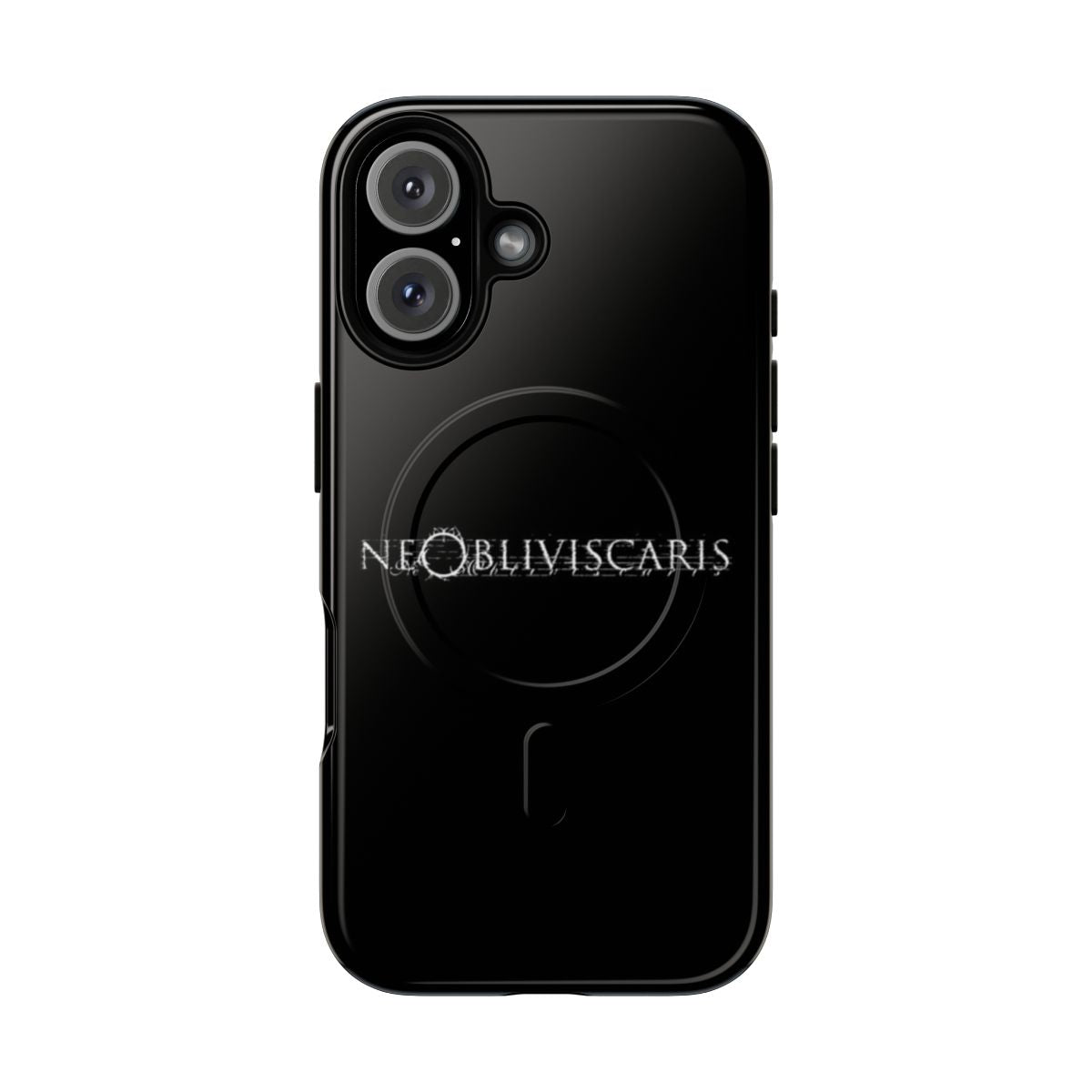 Magnetic phone case featuring the Ne Obliviscaris logo and inspired by the Australian metal band.