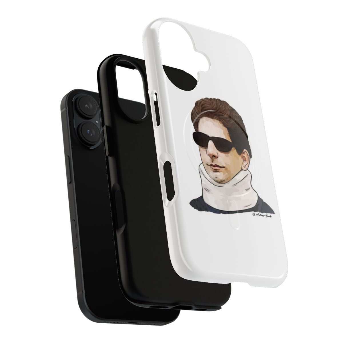 Sopranos-inspired phone case featuring Christopher Moltisanti character - Layers