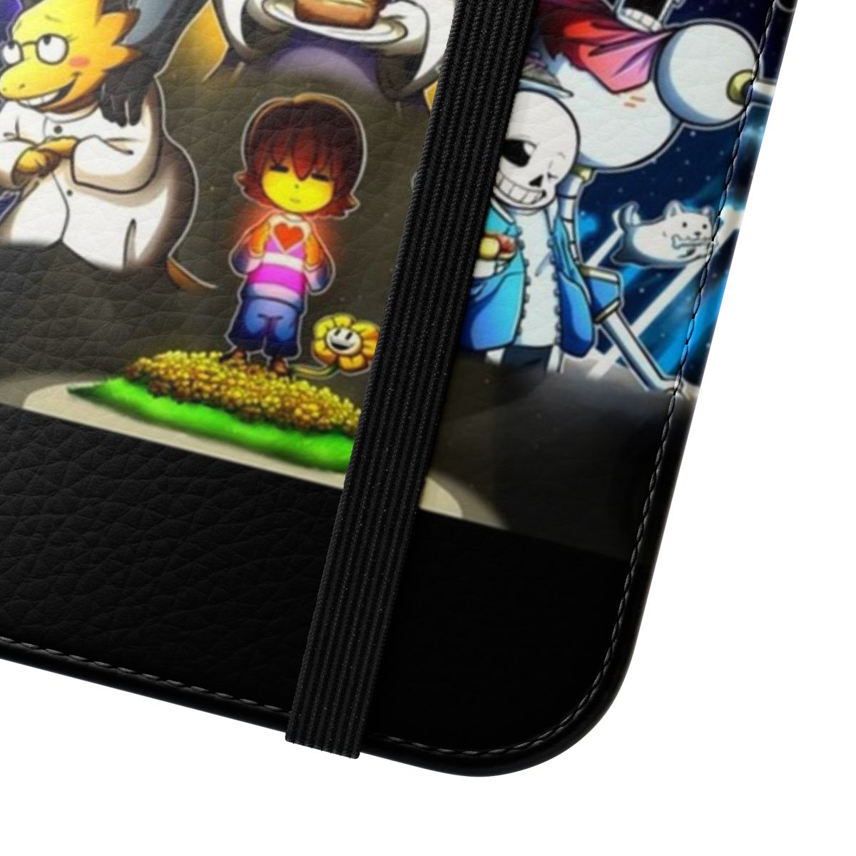 Undertale-Inspired Flip Cover Phone Case - Close Up