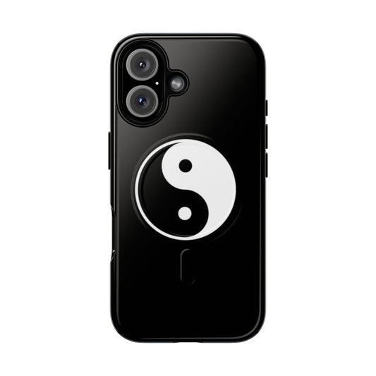 Yin Yang Symbol Phone Case with Magnetic Closure