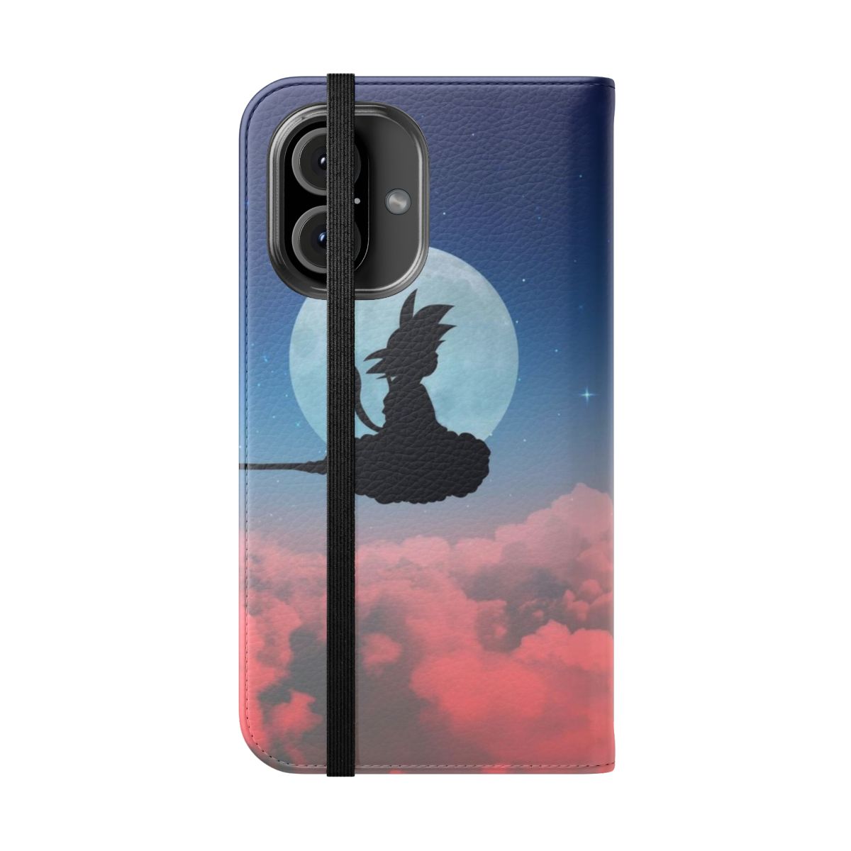 Goku Nimbus Cloud Flip Cover Phone Case - Folded Front