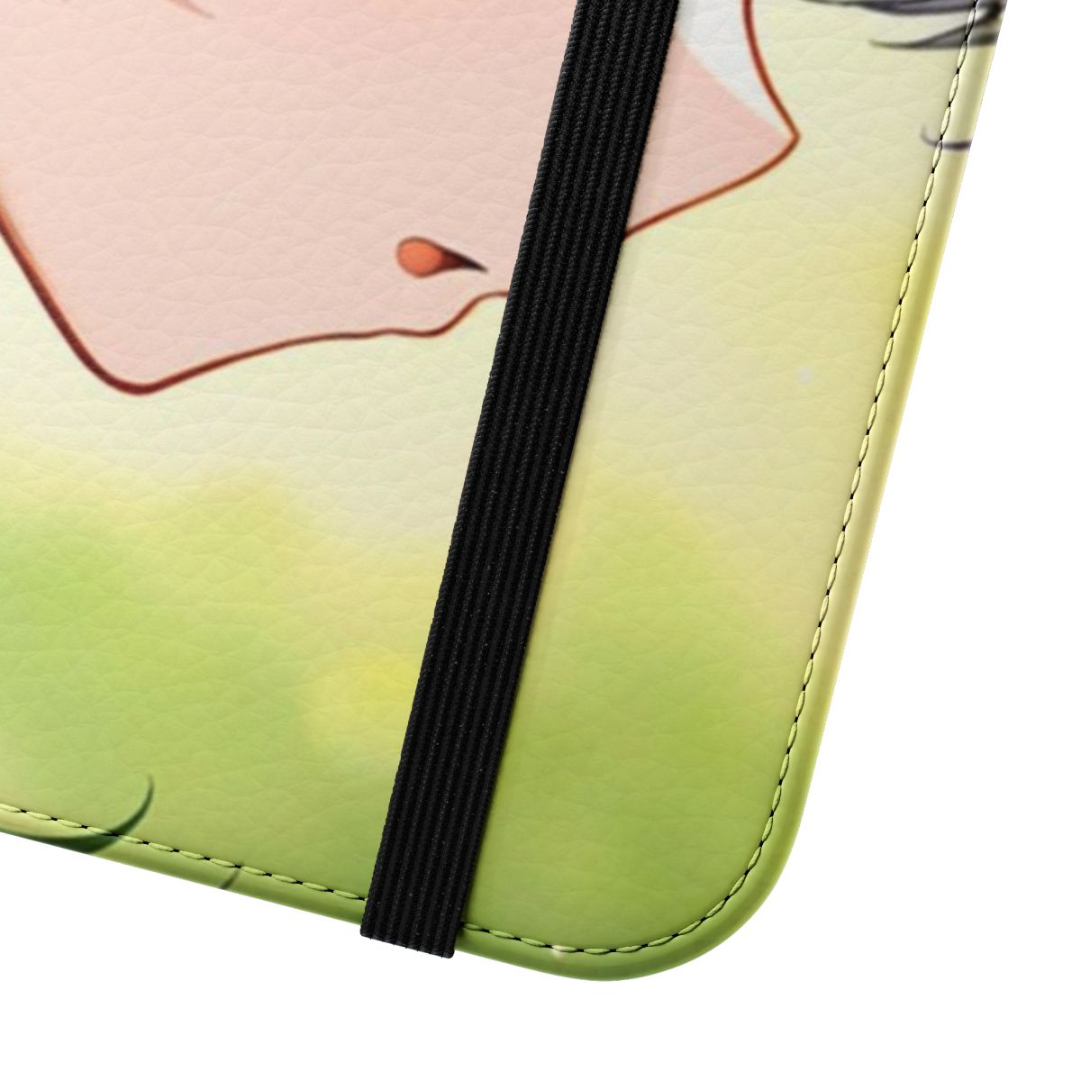 Nahida-inspired anime-style flip cover phone case for Genshin Impact fans - Close Up