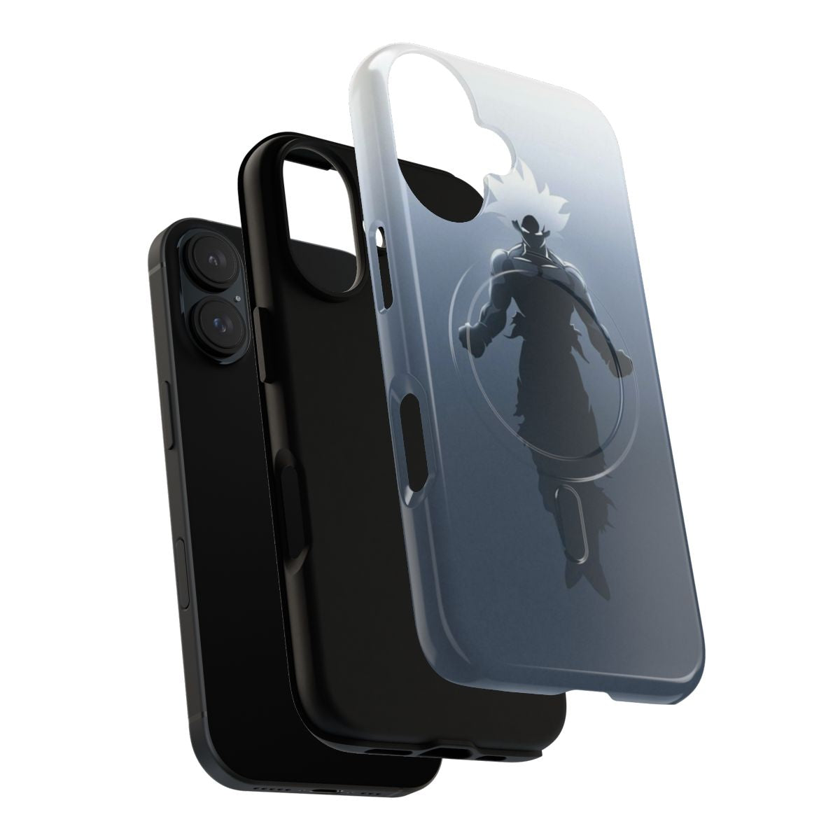 Goku Ultra Instinct Mastered Design Tough Magnetic Phone Case - Layers