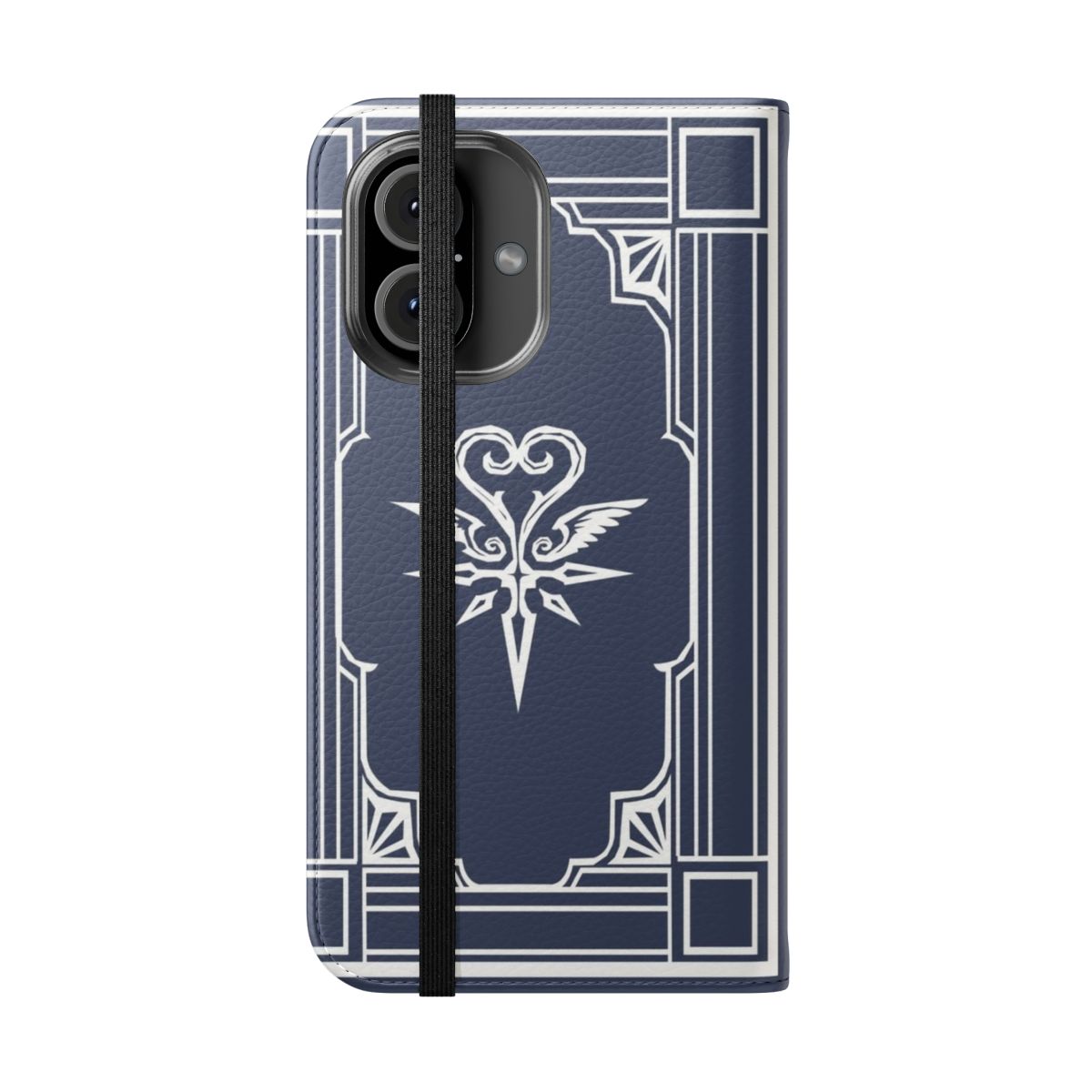 Kingdom Hearts Unchained X Flip Cover Phone Case - Folded Front